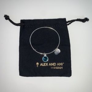 Alex and Ani Teal Stone Bracelet